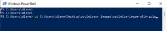 Capture d'écran de l'interface