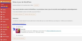 Capture d'écran de Wordpress.org